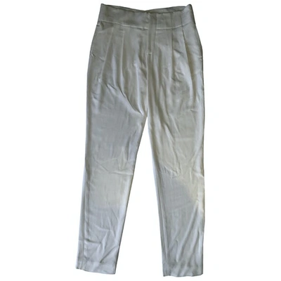 Pre-owned A.l.c Trousers In White