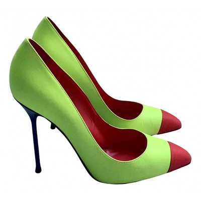 Pre-owned Sergio Rossi Leather Heels In Multicolour