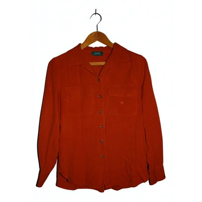 Pre-owned Lauren Ralph Lauren Shirt In Orange