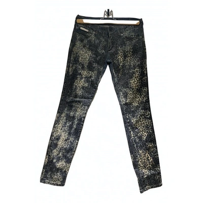 Pre-owned John Richmond Slim Jeans In Multicolour