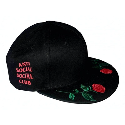 Pre-owned Anti Social Social Club Cap In Black