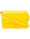 Pb 0110 Flap Crossbody Bag - Yellow In Yellow & Orange