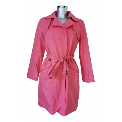 Pre-owned Alexis Mabille Trench Coat In Pink