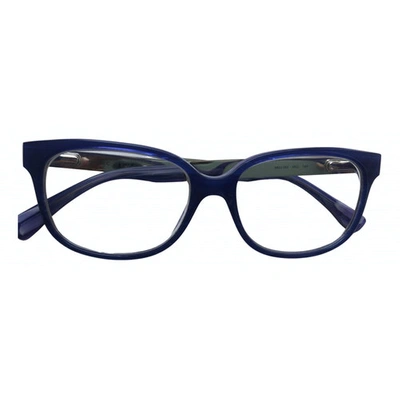 Pre-owned Marc Jacobs Blue Sunglasses