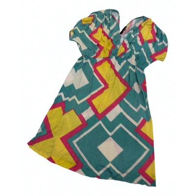 Pre-owned T-bags Mid-length Dress In Multicolour