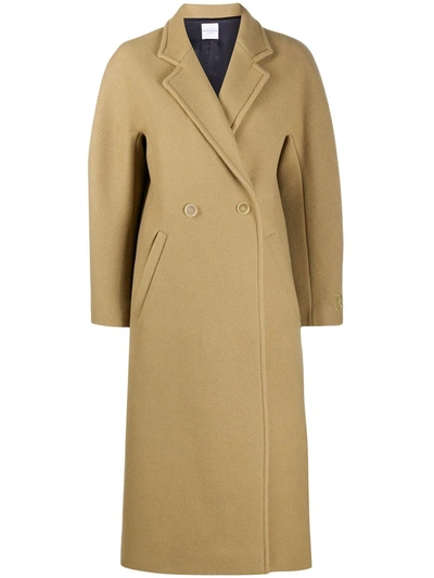 Roseanna Double-breasted Oversize Coat In Brown