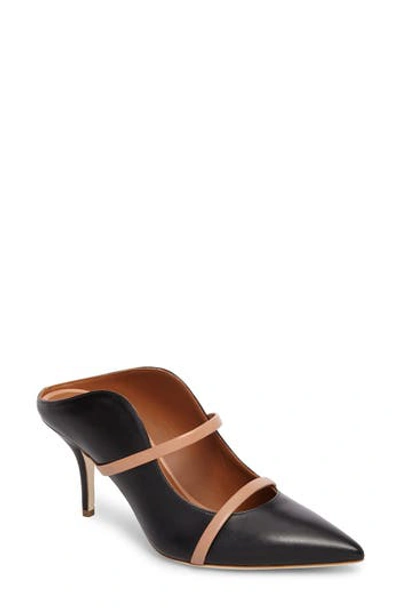 Malone Souliers Maureen 100 Leather Mules In Black