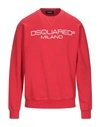 Dsquared2 Sweatshirts In Red