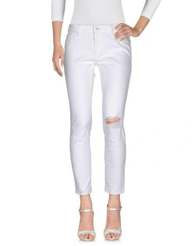 Dl1961 Denim Trousers In White