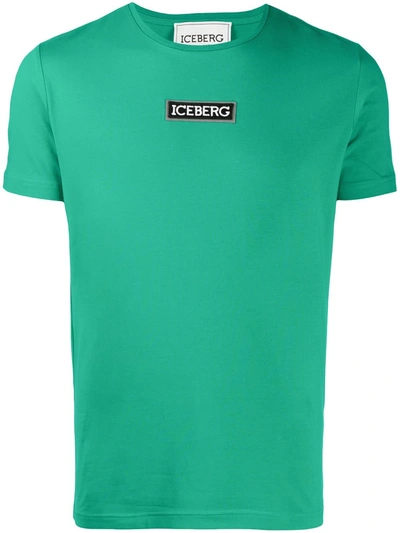 Iceberg Logo Print T-shirt In Green