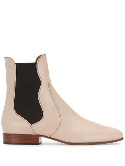Chloé Nomad Ankle Boots In Brown