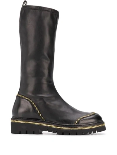 Steffen Schraut Zip-around Mid-calf Boots In Black