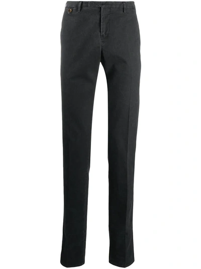 Pt01 Slim-fit Chino Trousers In Grey