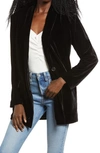 Endless Rose Velvet Blazer In Black