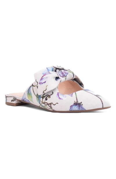 Cecelia New York Bowie Pointed Toe Mule In Floral