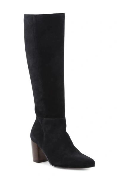Andre Assous Raffi Water Resistant Knee High Boot In Black Suede