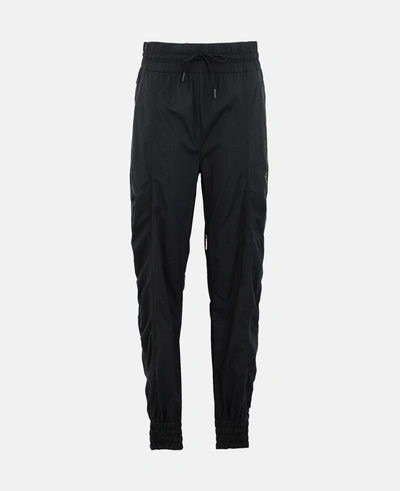 Stella Mccartney Black Black Woven Training Trousers