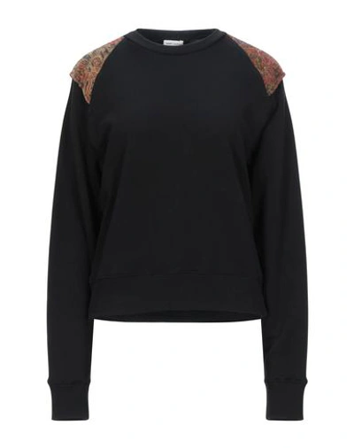 Saint Laurent Sweatshirts In Black