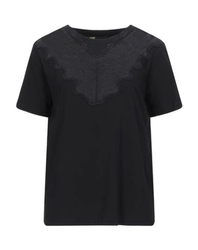 Maje T-shirt In Black