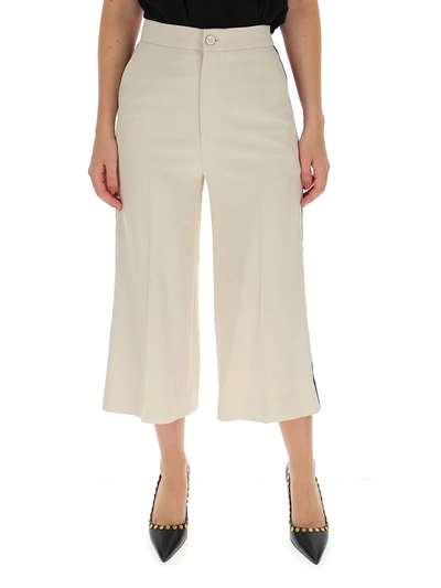 Gucci Cropped Pants & Culottes In Ivory