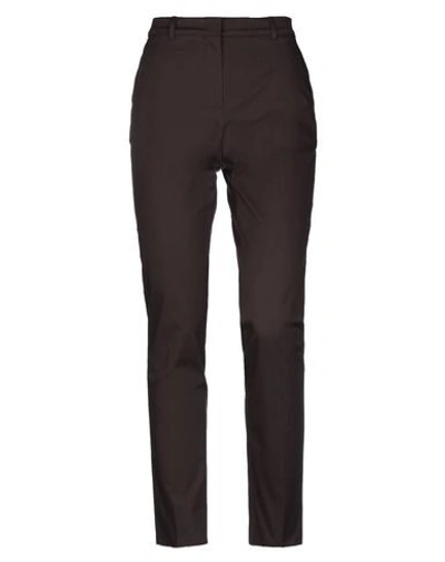 Max Mara Casual Pants In Dark Brown