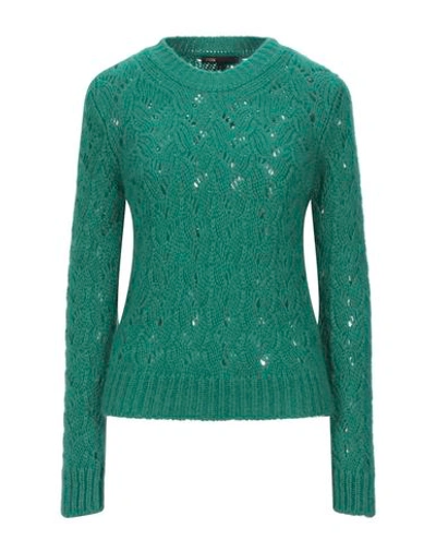 Maje Sweaters In Emerald Green