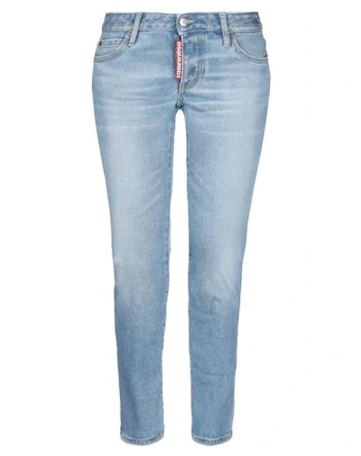 Dsquared2 Denim Cropped In Blue