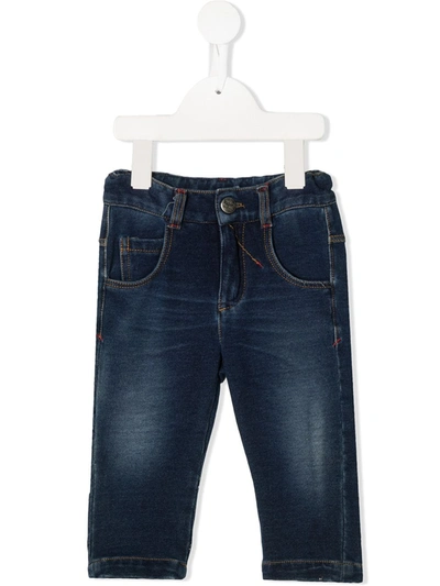 Lapin House Babies' Straight Leg Jeans In Blue