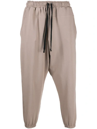 Alchemy Tapered Drop-crotch Trackpants In Neutrals