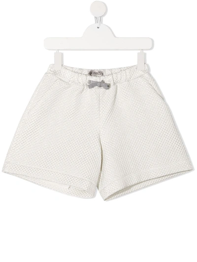 Simonetta Kids' Quilted Bermuda Shorts In White
