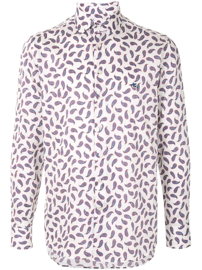 Etro Paisley Print Shirt In White