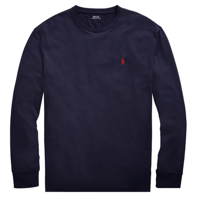 Polo Ralph Lauren Long Sleeve T-shirt T-shirt In Ink