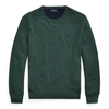Ralph Lauren Cotton Mesh Crewneck Sweater In Hemlock Green