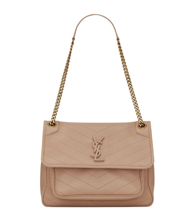 Saint Laurent Medium Niki Shoulder Bag In Beige