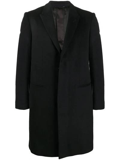 Ermenegildo Zegna Wool-cashmere Blend Formal Coat In Black