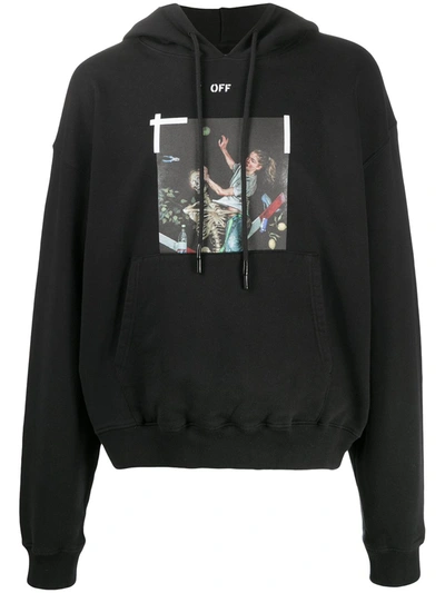 Pre-owned Off-white Slim Fit Pascal Hoodie Black/white