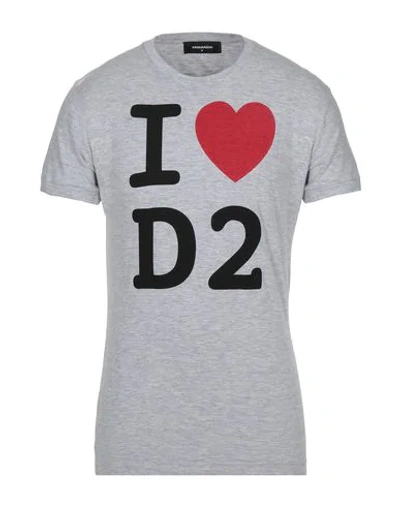 Dsquared2 T-shirts In Grey