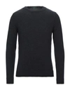 Zanone Sweaters In Steel Grey