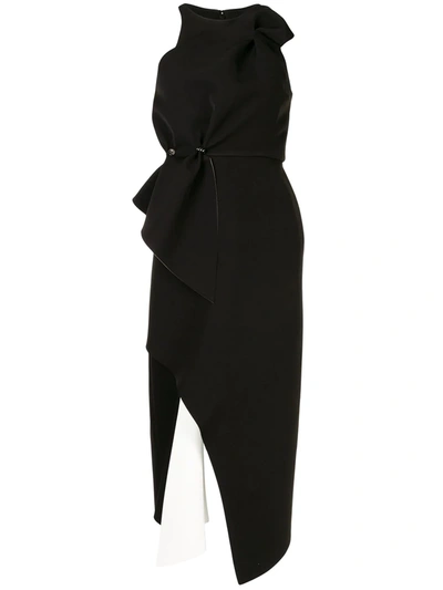 Rachel Gilbert Carmine Sleeveless Dress In Black