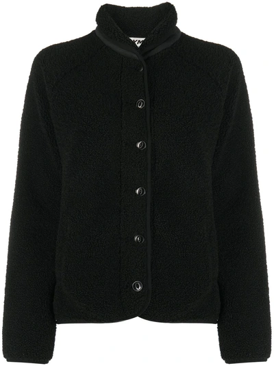 Ymc You Must Create Buttoned High-neck Jacket In Black