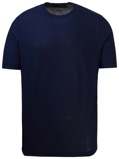 Lardini Relaxed Fit T-shirt In Blue