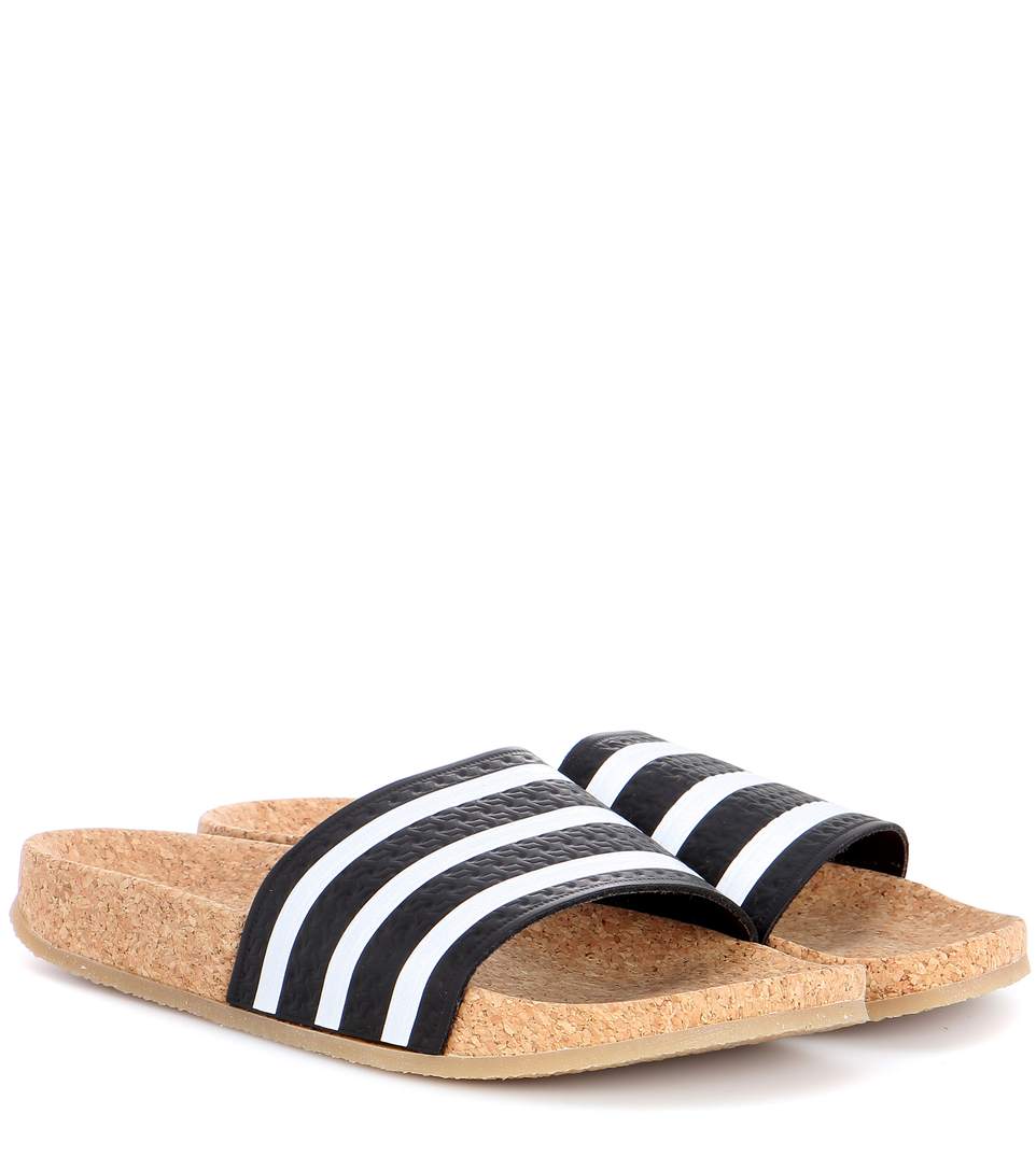 adidas black adilette sandals