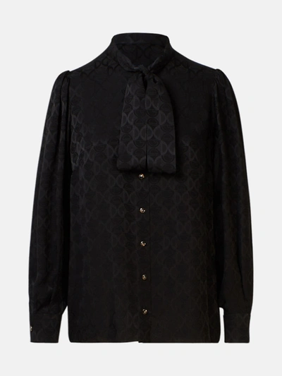 Dolce & Gabbana Camicia Fiocco Nera In Black