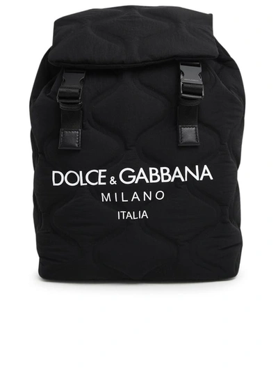Dolce & Gabbana Zaino Neoprene Nero In Black