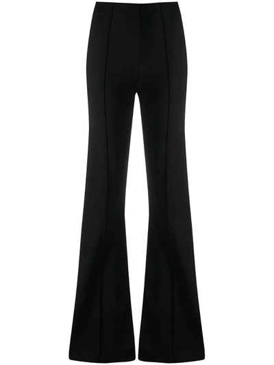 Gauge81 High-waisted Flared Trousers In Black