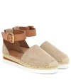 See By Chloé See By Chloe Women's Ankle Strap Platform Espadrilles In Beige
