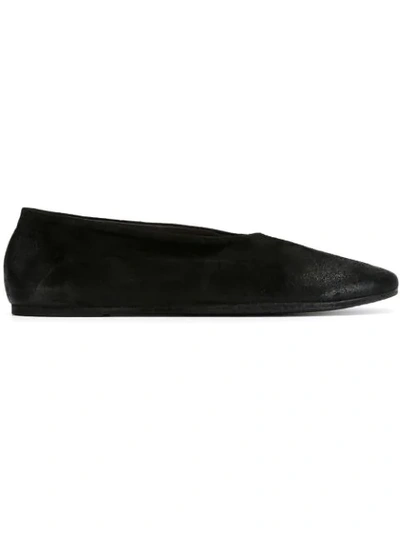 Marsèll Pointed Toe Ballerinas In Black