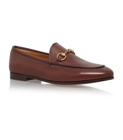 Gucci Leather Jordaan Loafers