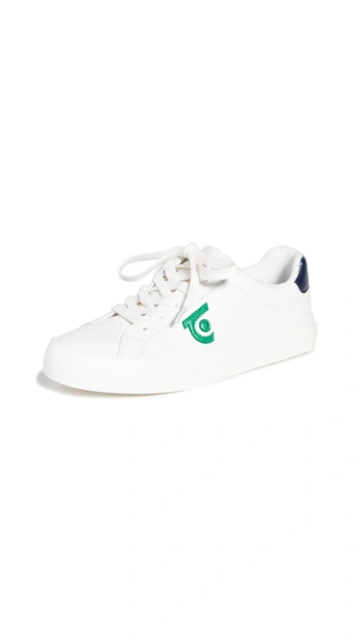 Tretorn Women's Makenzie 2 Lace Up Sneakers In White/ Green/ Navy