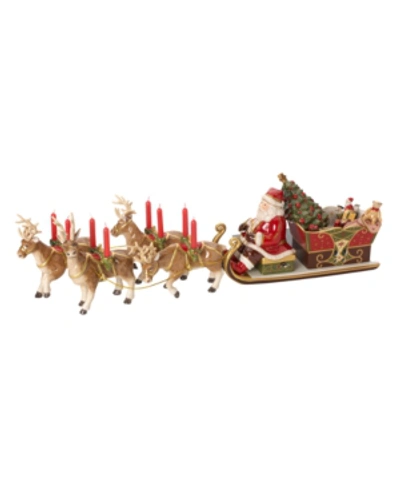 Villeroy & Boch Christmas Toys Memory Santas Sleigh-ride In Multi